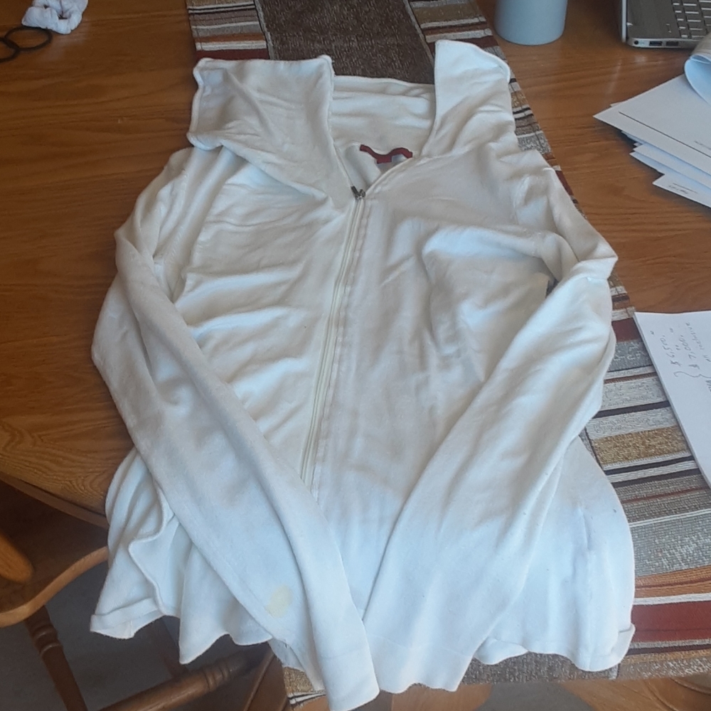 White Coletane jacket.